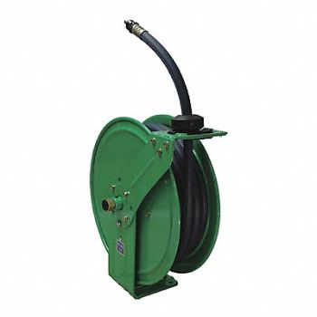 SPEEDAIRE Spring Return Hose Reel 1/2 MNPT 50 ft, 437J29