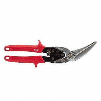MILWAUKEE Offset Snip Left 3-3/4 Cutting Length, 437K26
