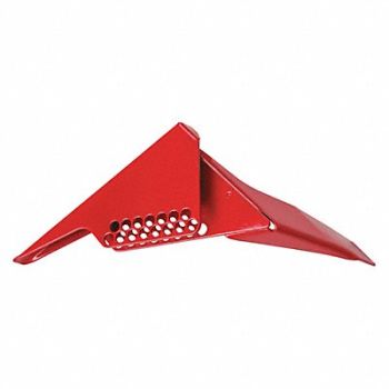 CONDOR Ball Valve Lockout Red 4-29/64 H, 437R16