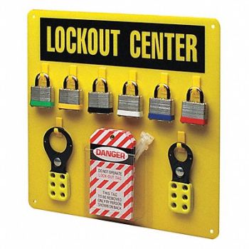 CONDOR Lockout Station Black/Yellow 14 H, 437R73