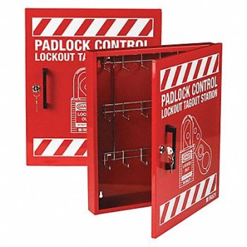 CONDOR Lockout Station Red 18-3/8 H, 437R76