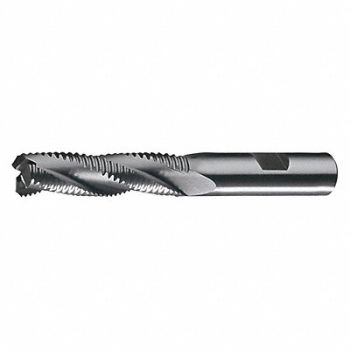 CLEVELAND Sq. End Mill Single End Cobalt 5/8, 437W27