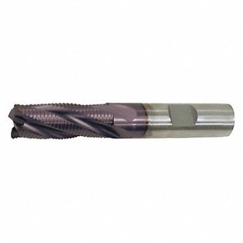 CLEVELAND Sq. End Mill Single End Cobalt 1-1/4, 437W01