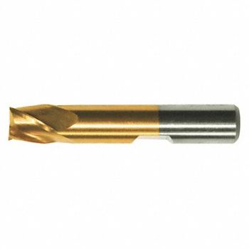 CLEVELAND Sq. End Mill Single End Pow Met 1, 437X64