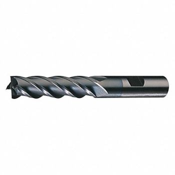 CLEVELAND Sq. End Mill Single End Pow Met 1, 437X75