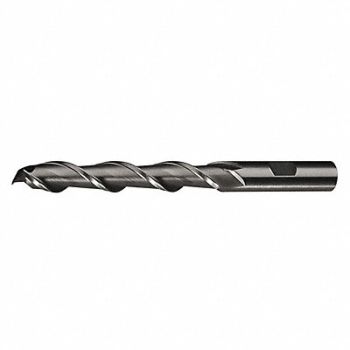 CLEVELAND Sq. End Mill Single End HSS 7/8, 437X86