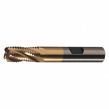 CLEVELAND Sq. End Mill Single End Pow Met 1-1/4, 437Y13