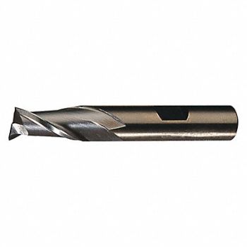 CLEVELAND Sq. End Mill Single End Cobalt 1-1/4, 438T25