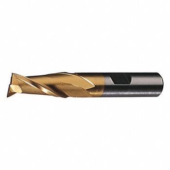 CLEVELAND Sq. End Mill Single End Cobalt 3/4, 438T26