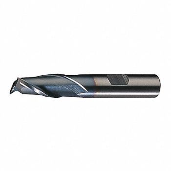 CLEVELAND Sq. End Mill Single End Cobalt 1-1/4, 438T43