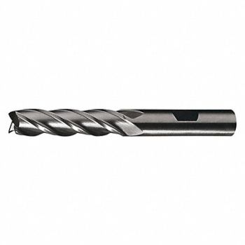 CLEVELAND Sq. End Mill Single End Cobalt 3/4, 31C157