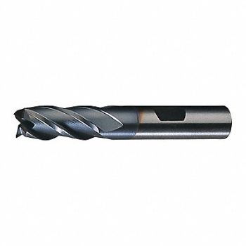 CLEVELAND Sq. End Mill Single End Cobalt 1-1/2, 437Z52
