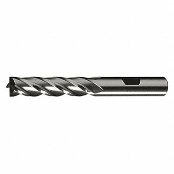 CLEVELAND Sq. End Mill Single End HSS 7/8, 438N53