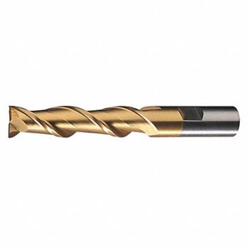 CLEVELAND Sq. End Mill Single End HSS 16.00mm, 438J61