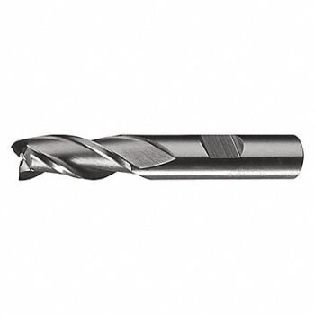 CLEVELAND Sq. End Mill Single End HSS 13/16, 438J98