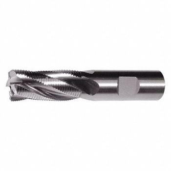 CLEVELAND Sq. End Mill Single End Pow Met 1, 438N15