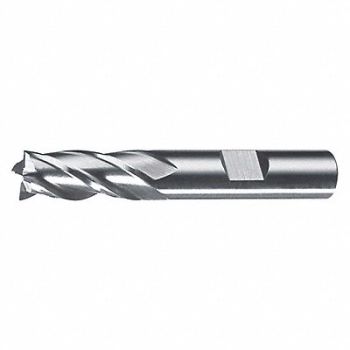 CLEVELAND Sq. End Mill Single End HSS 25.00mm, 438R85