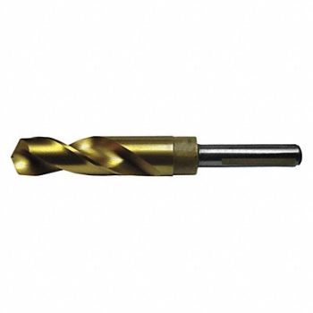 CHICAGO-LATROBE Reduced Shank Drill 1 Cobalt, 439A84