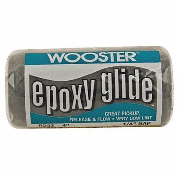 WOOSTER Epoxy Glide 4inx1/4in Roller, 43AD98
