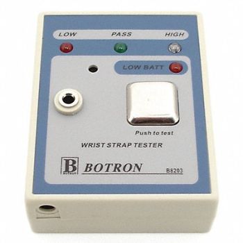 BOTRON COMPANY INC. Portable Wrist Strap Tester, 43CF70