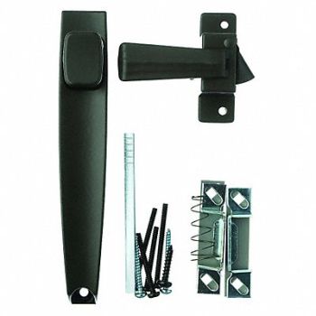WRIGHT PRODUCTS Push Button Latch Florida Brown, 43CW65