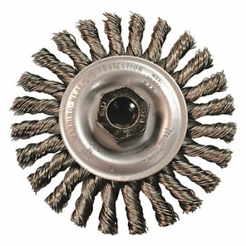 MAKITA Cup Brush Knotted Wire 1/64 Brush Dia, 55FC84