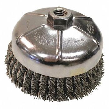 MAKITA Cup Brush Knotted Wire 1/64 Brush Dia, 55FC86