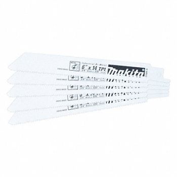 MAKITA Reciprocating Saw Blade 6 14 TPI, 43DT46