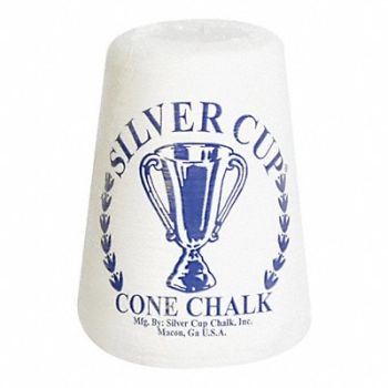 HATHAWAY Silver Cup Cone Talc Chalk, 43DY93