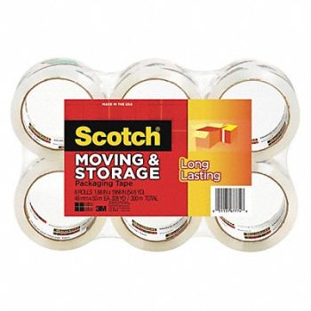SCOTCH Moving and Storage Tape PK6, 43FZ47