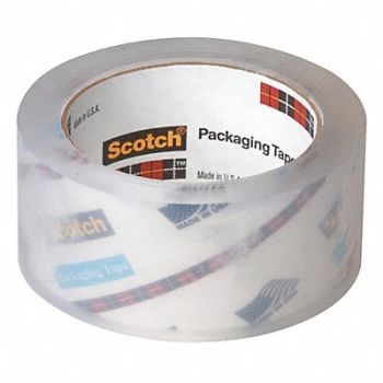 SCOTCH Packaging Tape Heavy Duty Clear PK36, 43FZ65