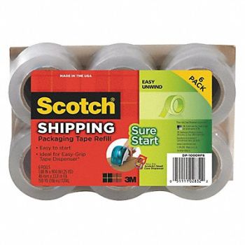 SCOTCH Packaging Tape 1.88 s x 900 in PK6, 43GA49