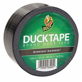 DUCK Duct Tape 1.88 in.x20 yd. Black, 43GC03