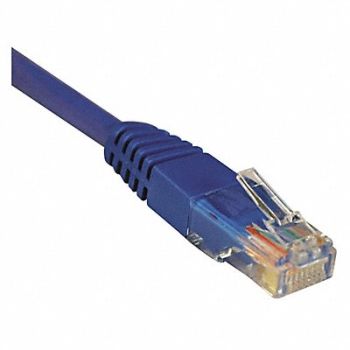 TRIPP LITE Molded Patch Cable Cat5E 10 ft Blue, 43GD22