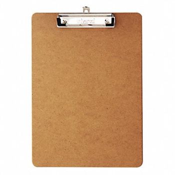 UNIVERSAL Clipboard 1/2 Capacity Holds8.5Wx12H PK6, 43KP38