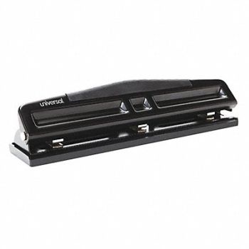 UNIVERSAL Deluxe 2-3 Hole Adjustable Punch 9/32, 43KP56