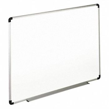 UNIVERSAL Dry Erase Board Melamine 48x36 White, 43KP68
