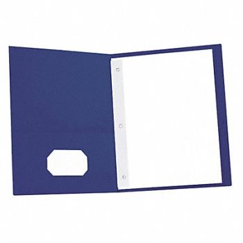 UNIVERSAL Portfolio 2 Pocket 11x8.5 Dark Blue PK25, 43KR84