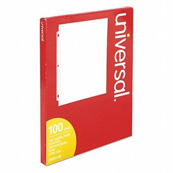 UNIVERSAL Top-Load Poly Sheet Protector Lttr PK100, 43KT13