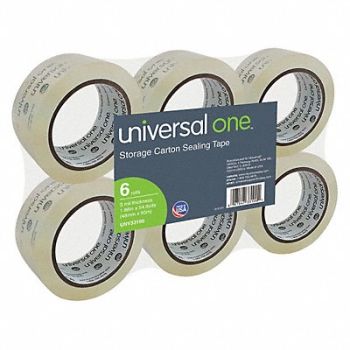 UNIVERSAL ONE HD Box Sealing Tape Clear 48mmx50m PK6, 43KT49