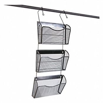 UNIVERSAL ONE Mesh Three-Pack Wall Files Hanger, 43KT91