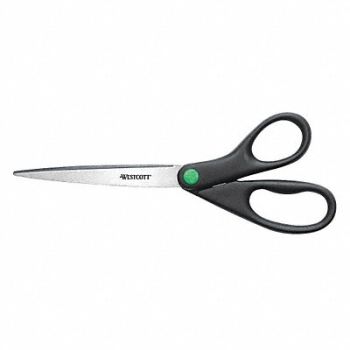 WESTCOTT KleenEarth Recycled Scissors Black 9, 43KW21