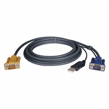 TRIPP LITE USB Cable Kit KVM B020/2 Series 10ft, 43LG87