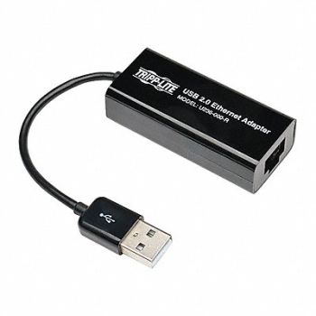 TRIPP LITE USB 2.0 Adapter Gigabit Ethernet Black, 43LJ27