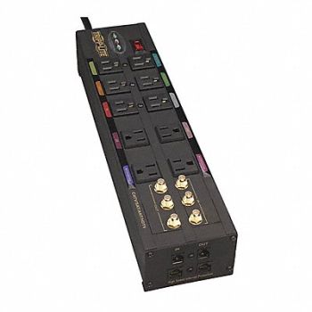 TRIPP LITE Surge Protector Outlet Strip 14-1/4 L, 43LP16