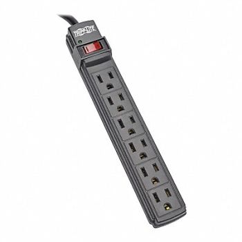TRIPP LITE Power Strip 6-Outlet Black 6ft cord, 43MC73