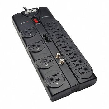 TRIPP LITE Surge 12 Outlet 8ft cord 2880J Modem, 43MF58