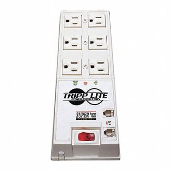 TRIPP LITE Surge 6 Outlet 6ft cord 3040J Modem, 43MF73