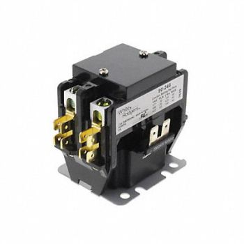WHITE-RODGERS Contactor 2 Pole 208/240VAC 30 Amps, 43NF62