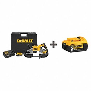 DEWALT Portable Band Saw 44-7/8 Blade L 20VDC, 43NF75